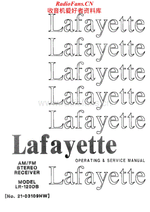 Lafayette-LR120DB-rec-sm维修电路原理图.pdf