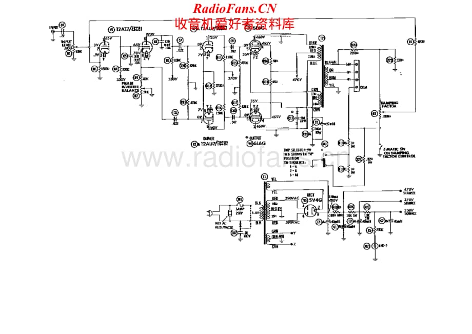 Fisher-SA100-pwr-sch维修电路原理图.pdf_第1页