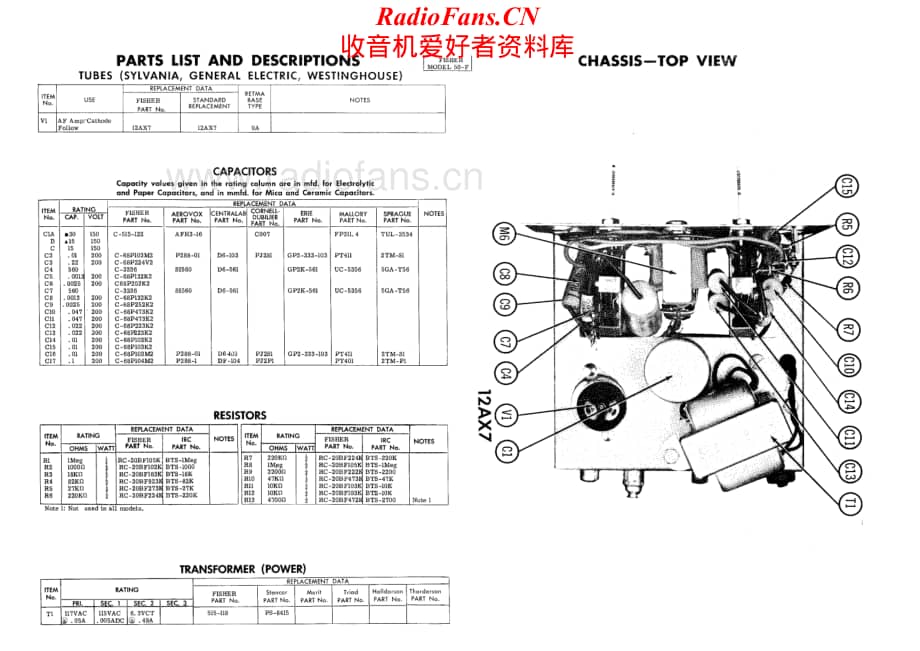 Fisher-50F-filt-sm维修电路原理图.pdf_第3页