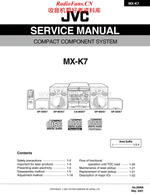 JVC-MXK7-cs-sm维修电路原理图.pdf