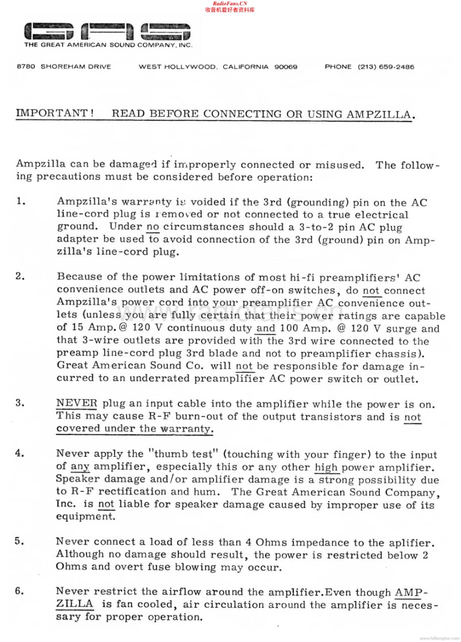 GAS-Ampzilla-101-ai2维修电路原理图.pdf_第1页