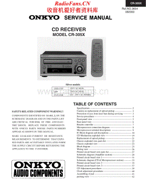 Onkyo-CR305X-rec-sm维修电路原理图.pdf