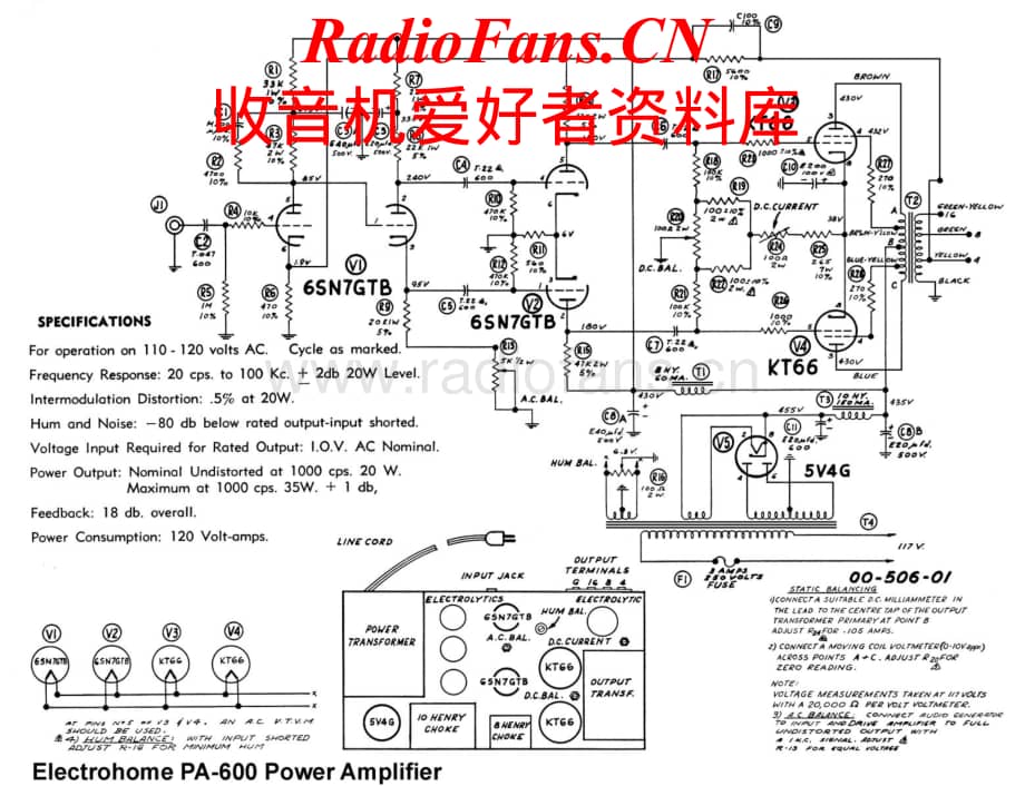 ElectroHarmonix-PA600-pwr-sch维修电路原理图.pdf_第1页