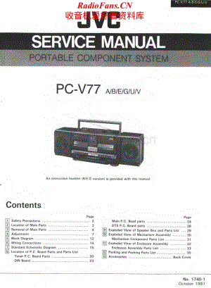 JVC-PCV77-cs-sm维修电路原理图.pdf