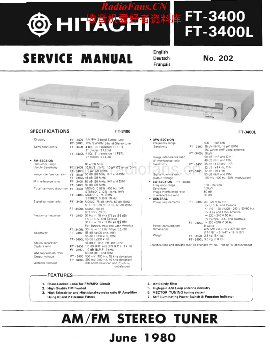 Hitachi-FT3400-tun-sm维修电路原理图.pdf_第1页