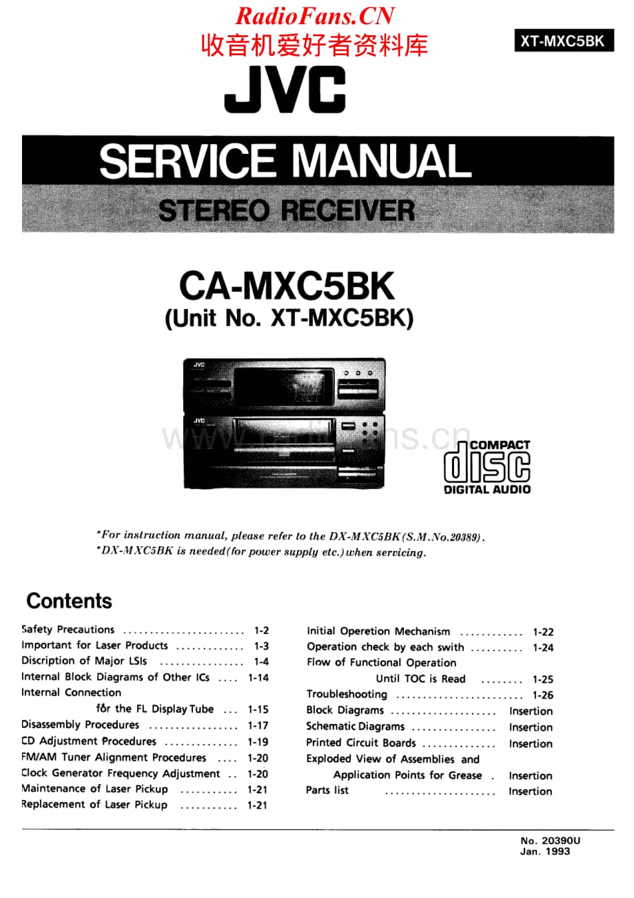 JVC-CAMXC5BK-cs-sm维修电路原理图.pdf_第1页