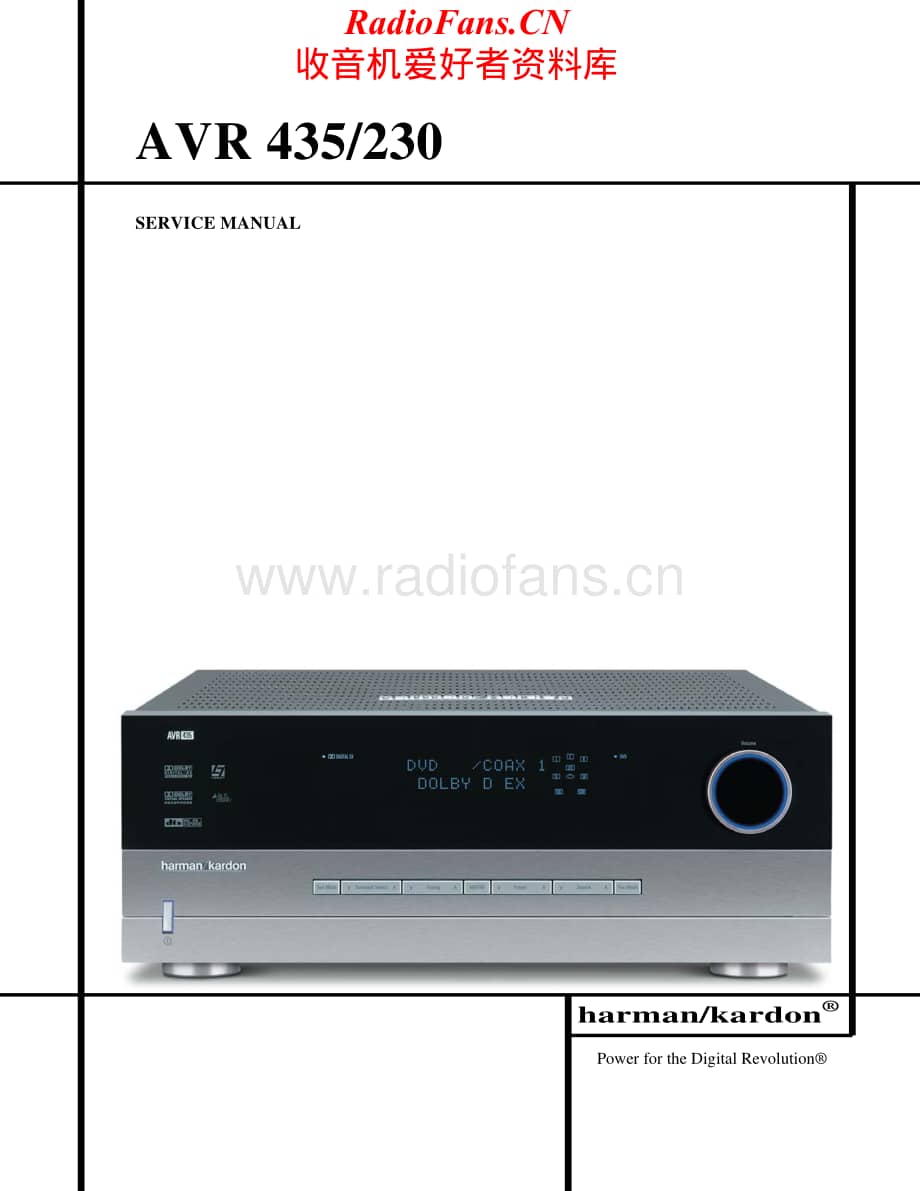 HarmanKardon-AVR435.230-avr-sm维修电路原理图.pdf_第1页