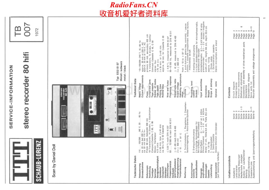 ITT-80-tape-si维修电路原理图.pdf_第1页