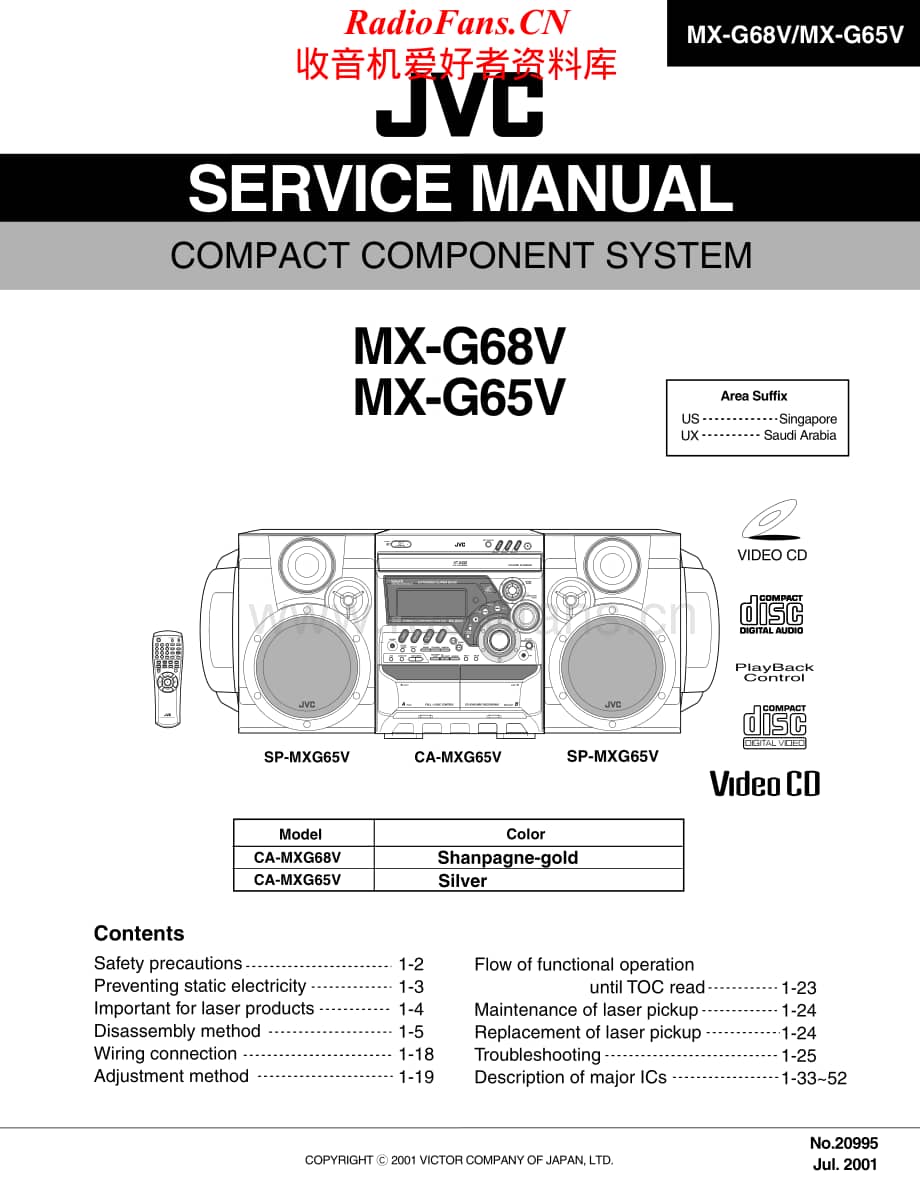 JVC-MXG68V-cs-sm维修电路原理图.pdf_第1页