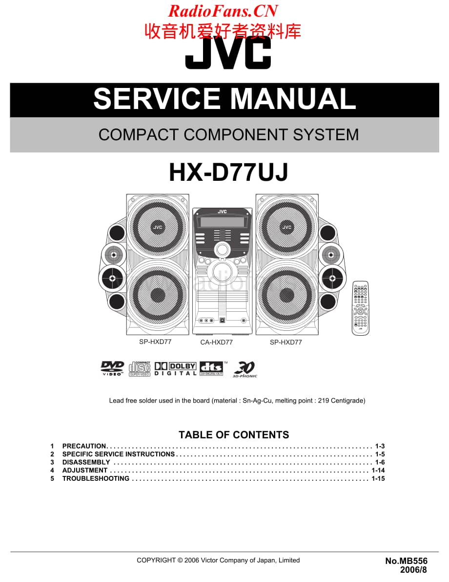 JVC-HXD77UJ-cs-sm维修电路原理图.pdf_第1页