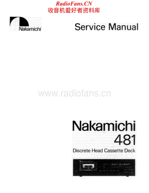 Nakamichi-481-tape-sm维修电路原理图.pdf