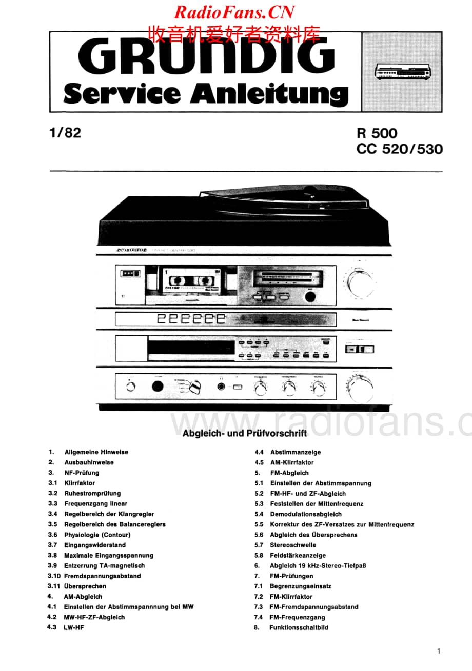 Grundig-CC530-mc-sm维修电路原理图.pdf_第1页