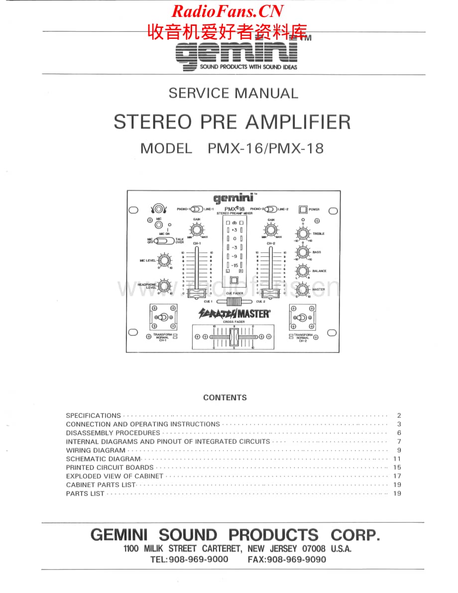 Gemini-PMX18-mix-sm维修电路原理图.pdf_第1页