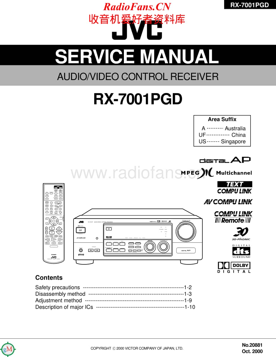 JVC-RX7001PGD-avr-sm维修电路原理图.pdf_第1页