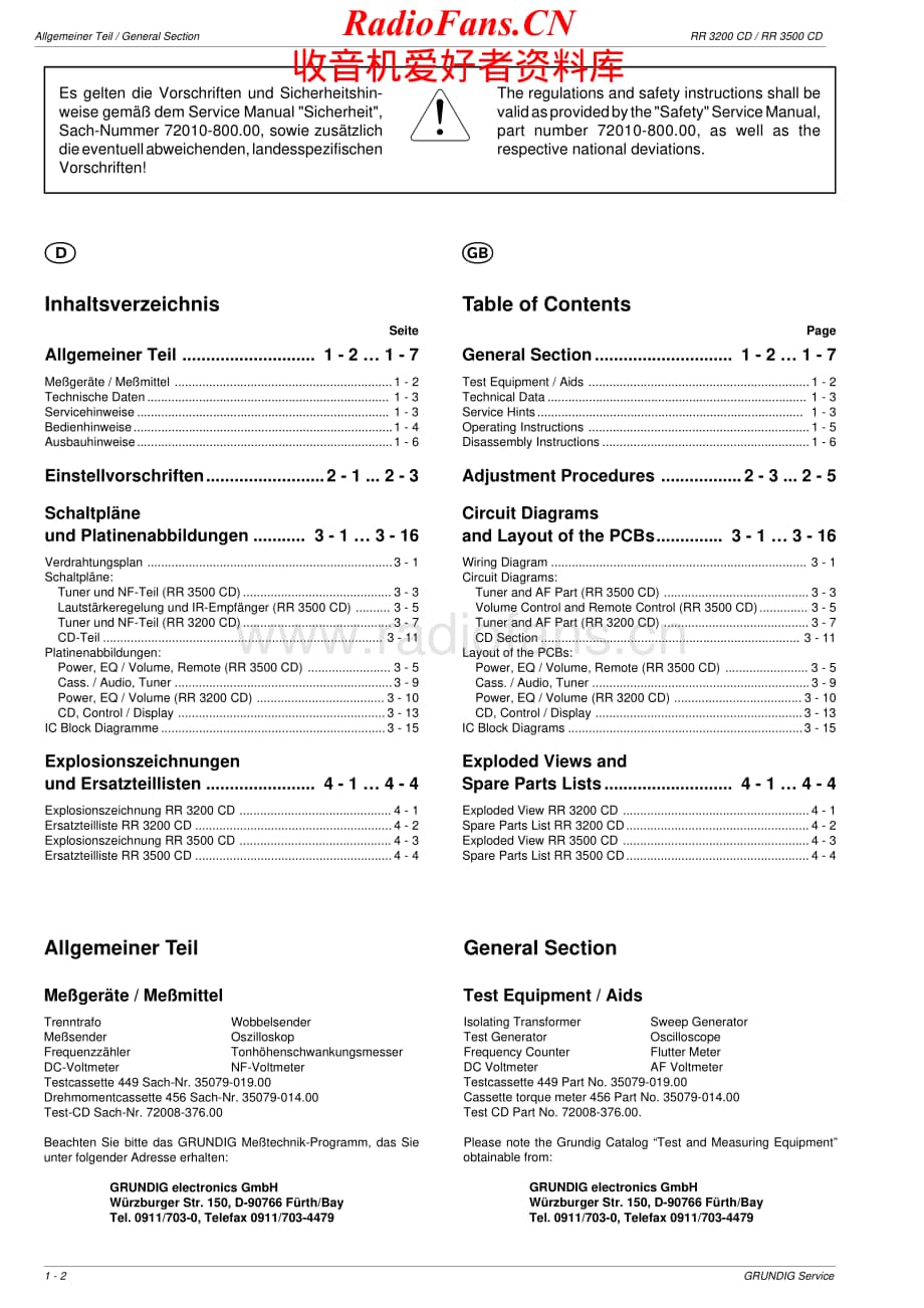 Grundig-RR3500CD-tr-sm维修电路原理图.pdf_第2页