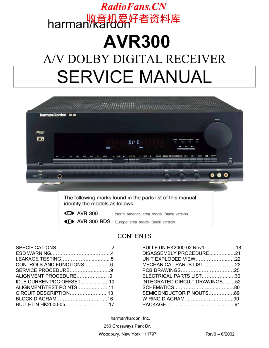 HarmanKardon-AVR300-avr-sm维修电路原理图.pdf_第1页