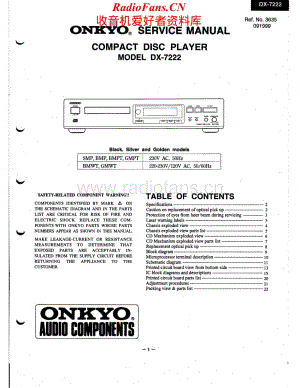 Onkyo-DX7222-cd-sm维修电路原理图.pdf