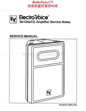 ElectroVoice-SB120A-as-sm维修电路原理图.pdf