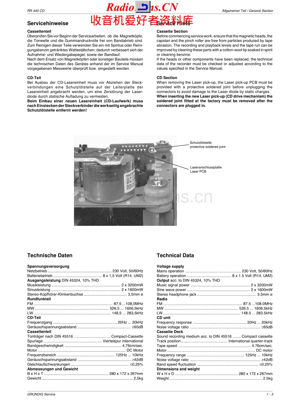 Grundig-RR440CD-tr-sm维修电路原理图.pdf_第3页