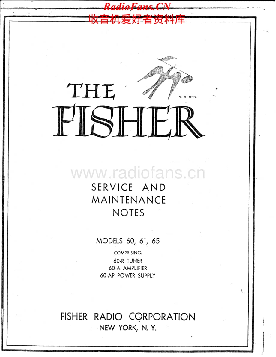 Fisher-60A-int-sm维修电路原理图.pdf_第1页