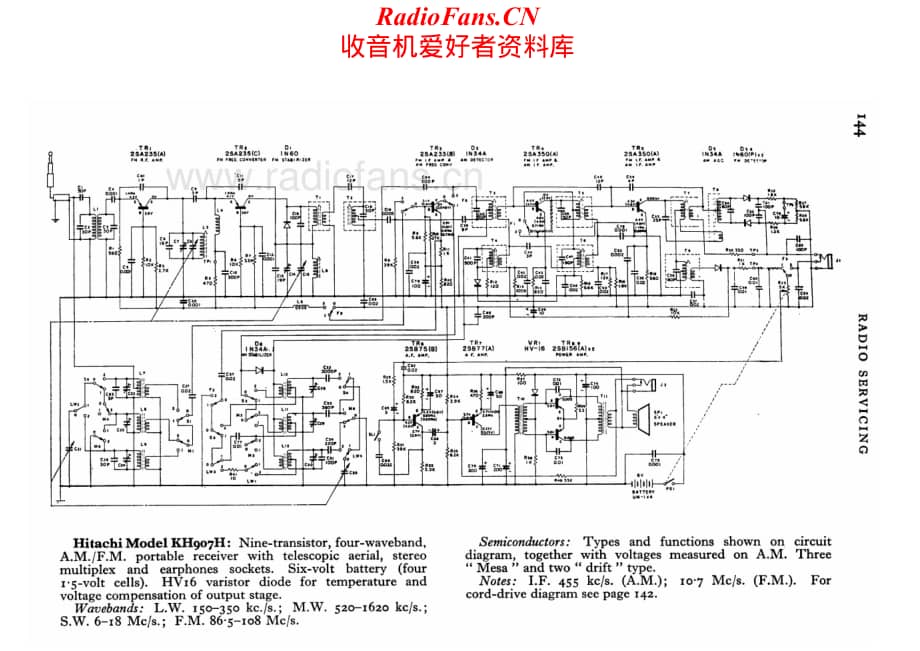 Hitachi-KH907H-pr-sch维修电路原理图.pdf_第1页