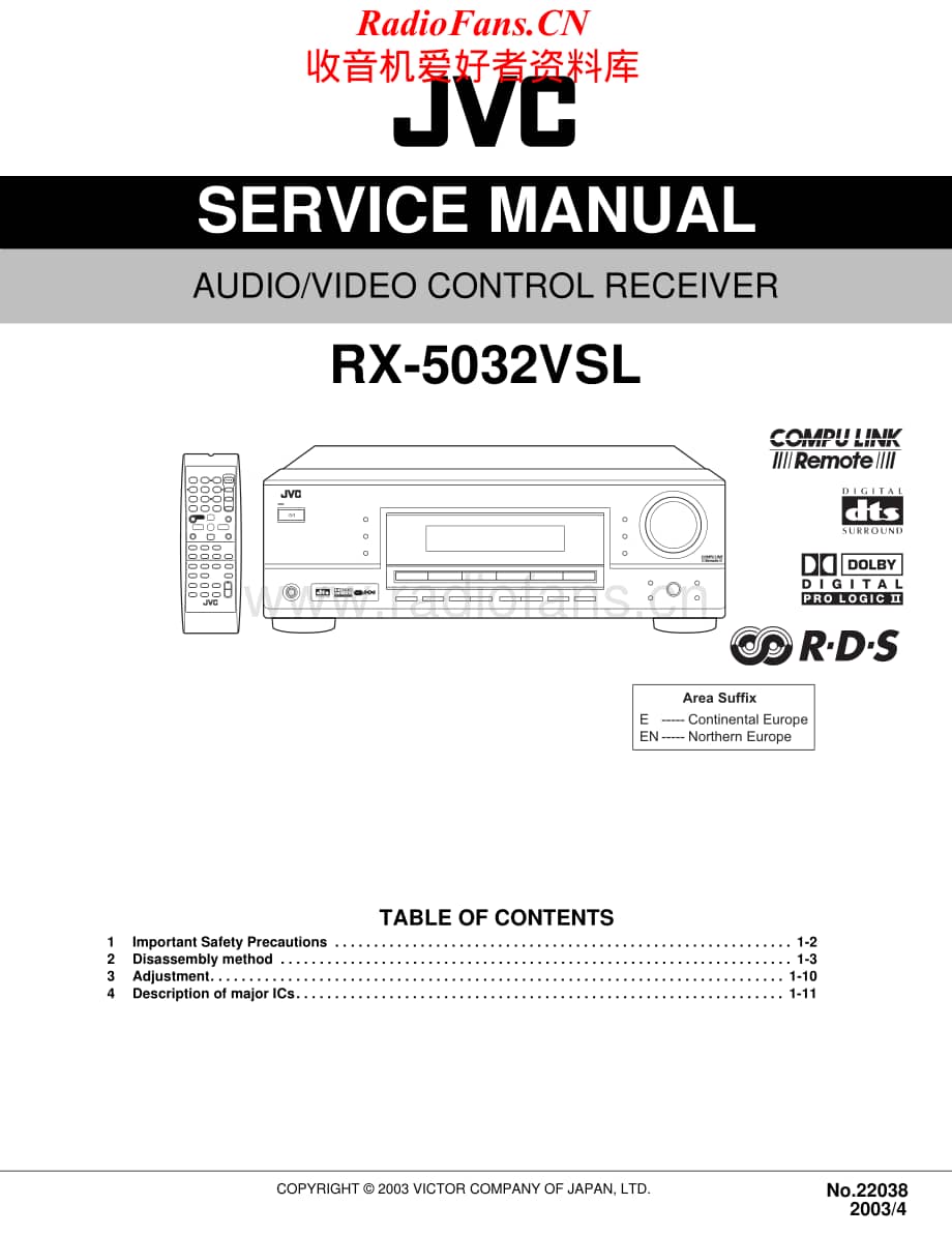 JVC-RX5032VSL-avr-sm维修电路原理图.pdf_第1页