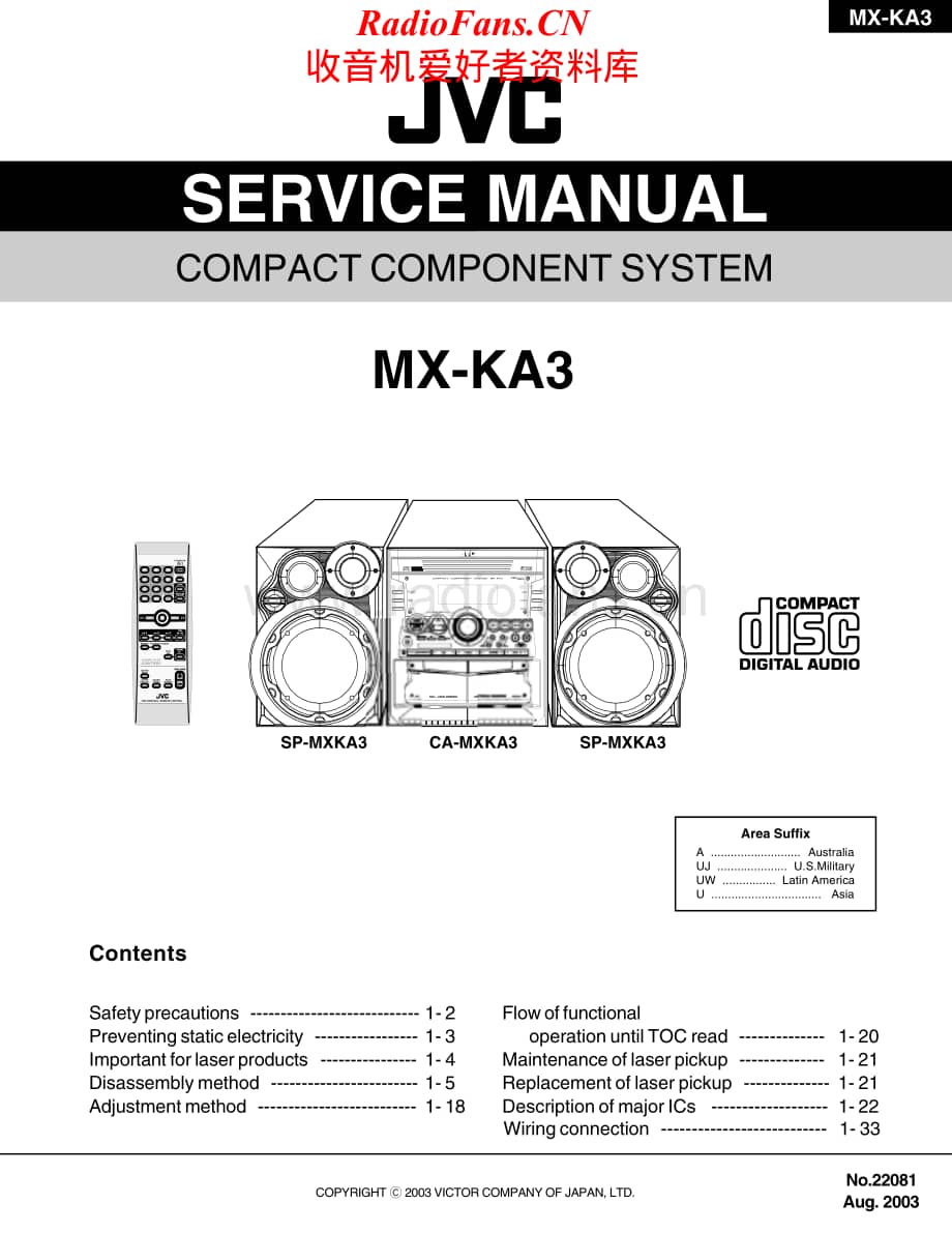 JVC-MXKA3-cs-sm维修电路原理图.pdf_第1页