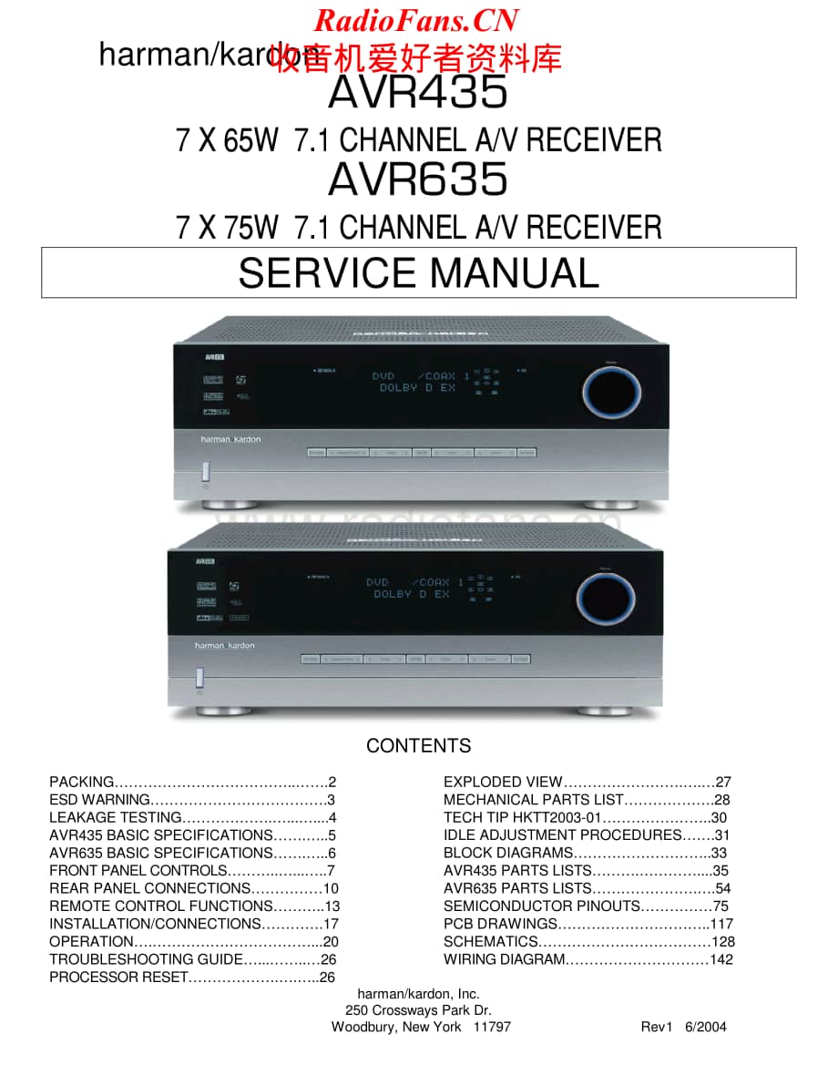 HarmanKardon-AVR635-avr-sm1维修电路原理图.pdf_第1页