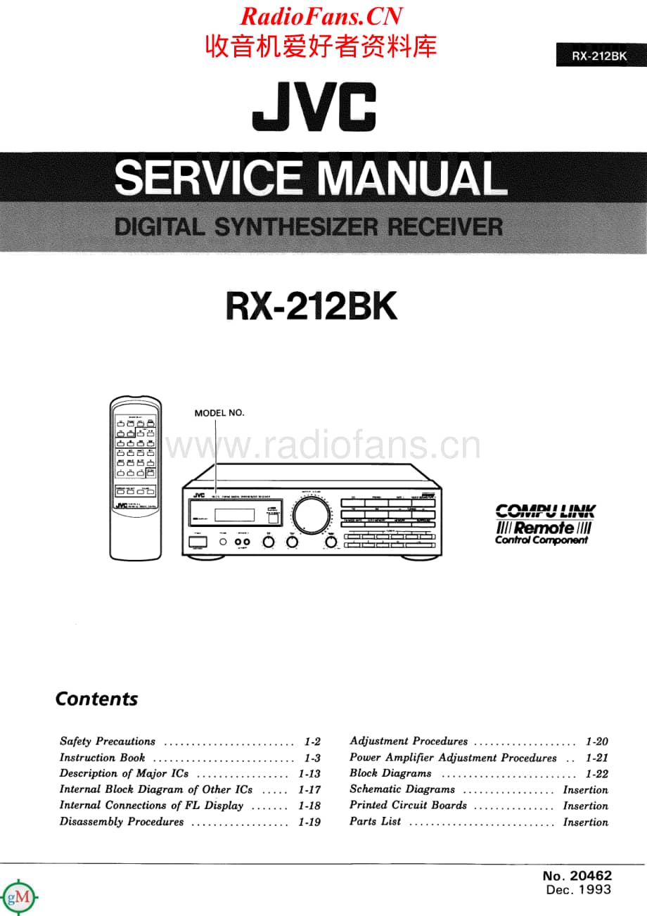 JVC-RX212BK-rec-sm维修电路原理图.pdf_第1页