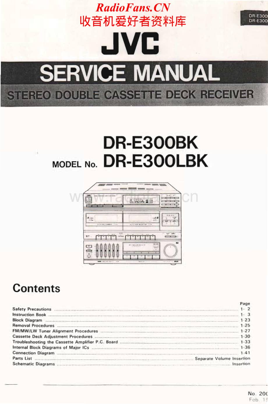 JVC-DRE300BK-cs-sm维修电路原理图.pdf_第1页