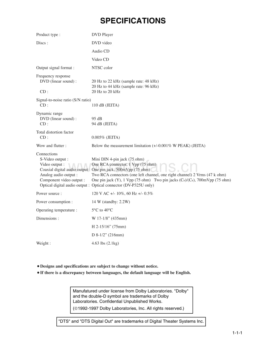 Hitachi-DVP323U-cd-sm维修电路原理图.pdf_第3页