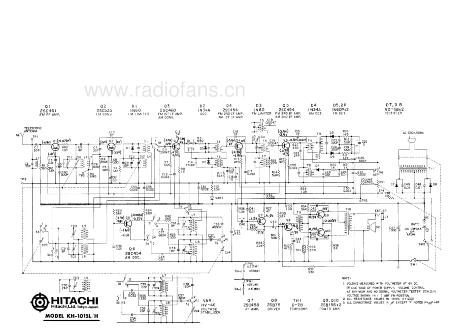 Hitachi-KH1015L-pr-sch维修电路原理图.pdf_第3页