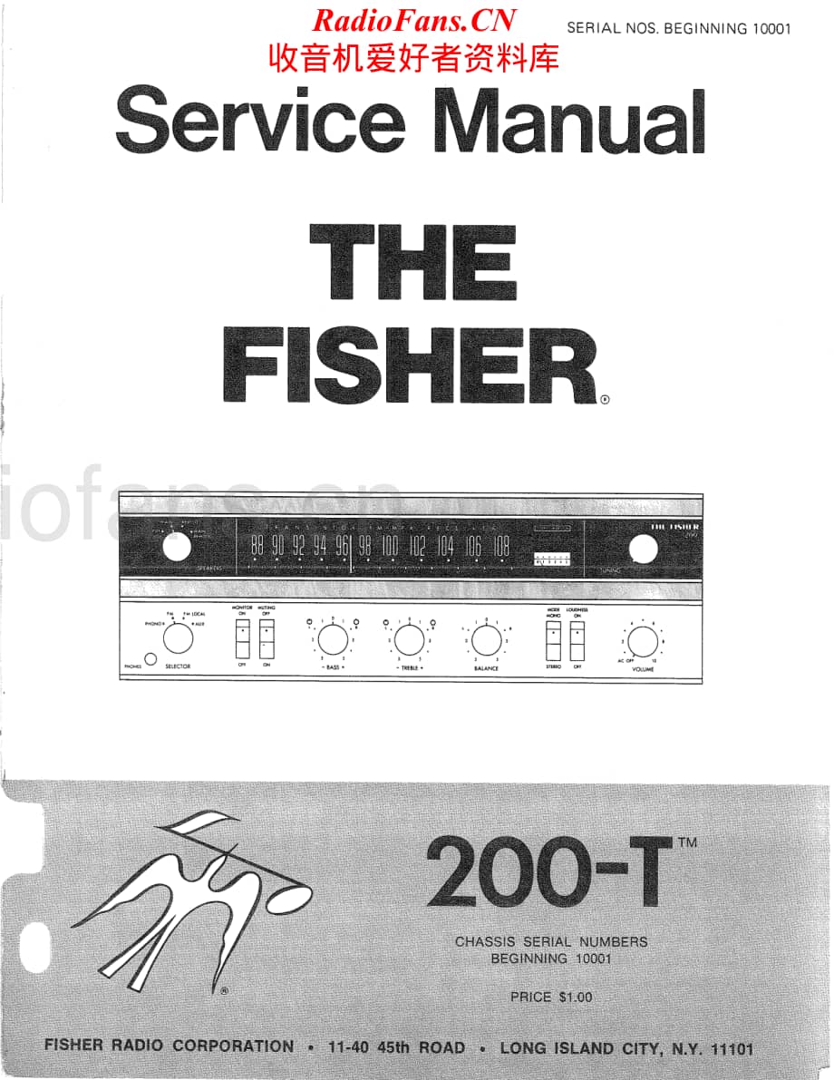 Fisher-200T-rec-sm维修电路原理图.pdf_第1页