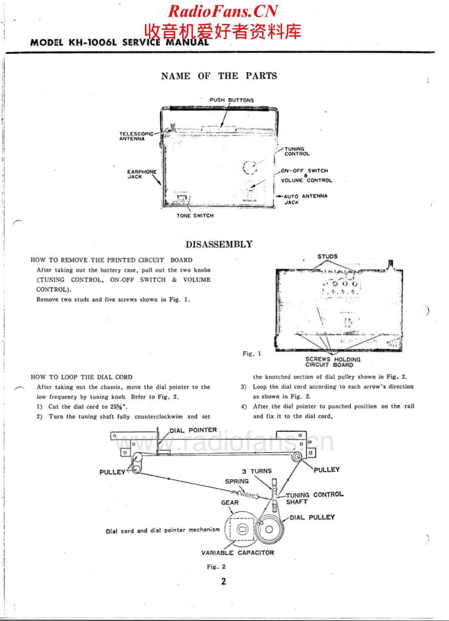 Hitachi-KH1006L-pr-sm维修电路原理图.pdf_第2页