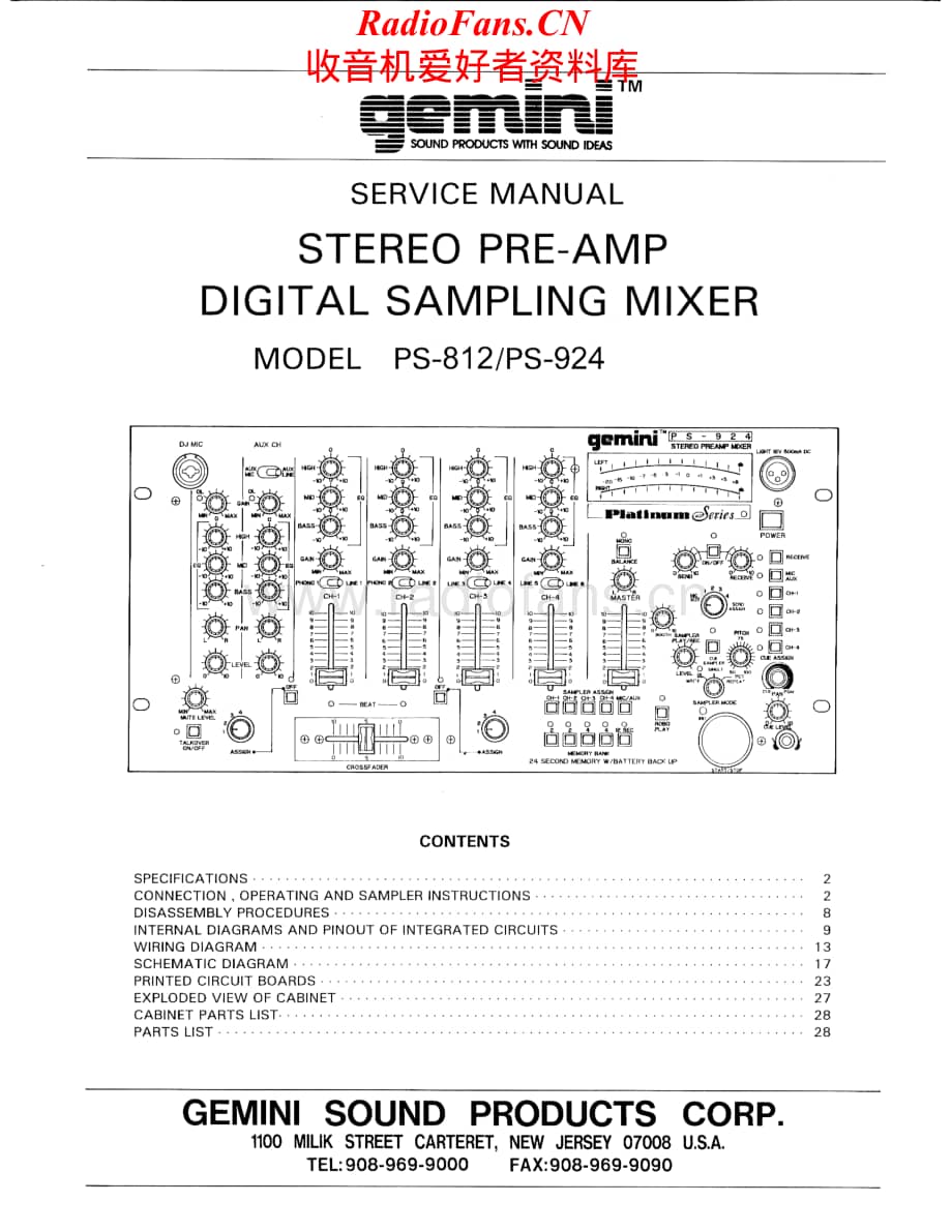 Gemini-PS812-mix-sm维修电路原理图.pdf_第1页