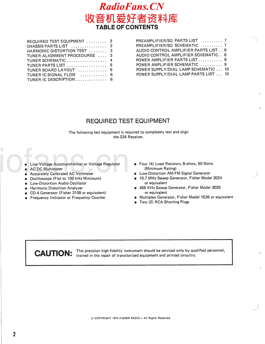 Fisher-234-rec-sm维修电路原理图.pdf_第2页