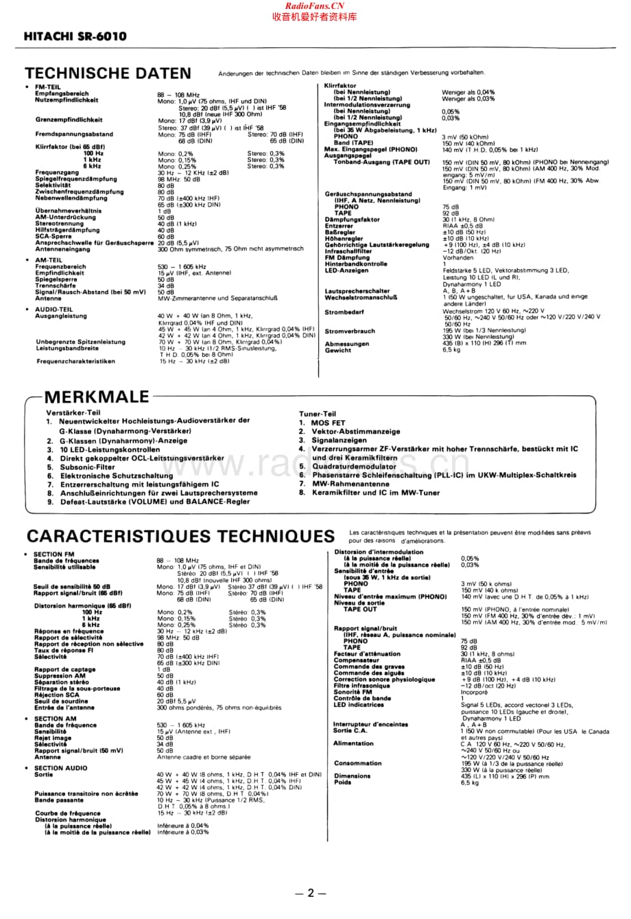 Hitachi-SR6010-rec-sm维修电路原理图.pdf_第2页