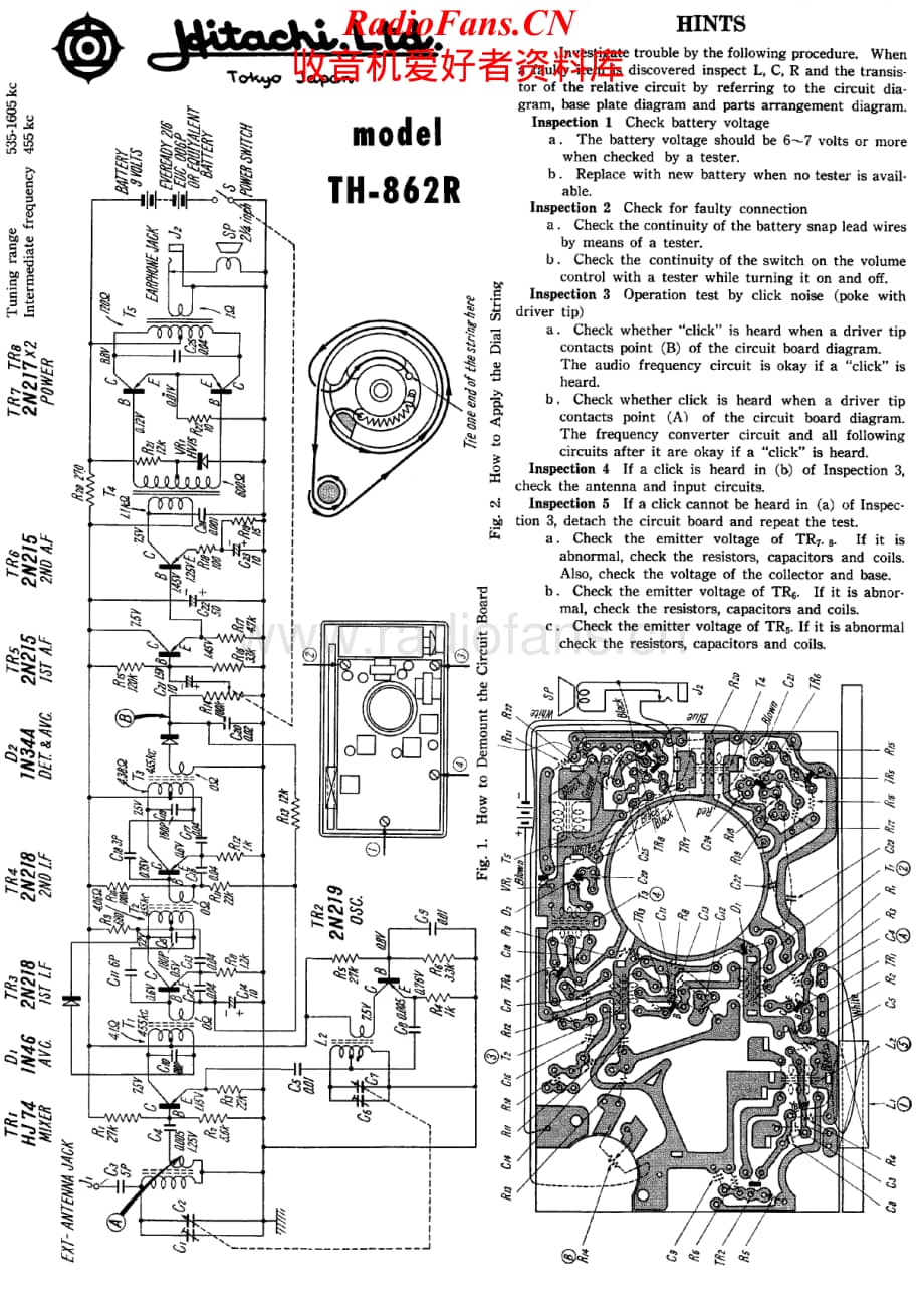 Hitachi-TH862R-pr-sch2维修电路原理图.pdf_第1页