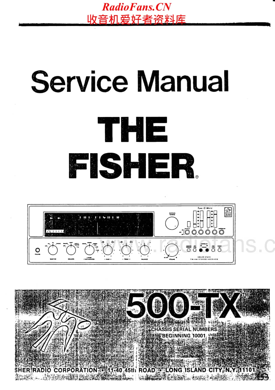 Fisher-500TX-rec-sm1维修电路原理图.pdf_第1页