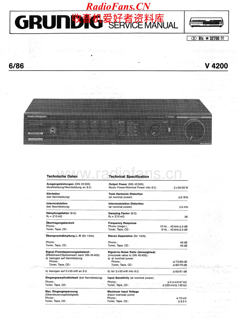 Grundig-V4200-int-sm维修电路原理图.pdf_第1页