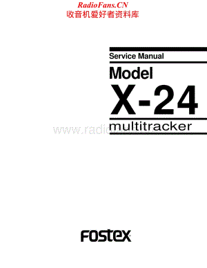 Fostex-X24-mt-sm维修电路原理图.pdf