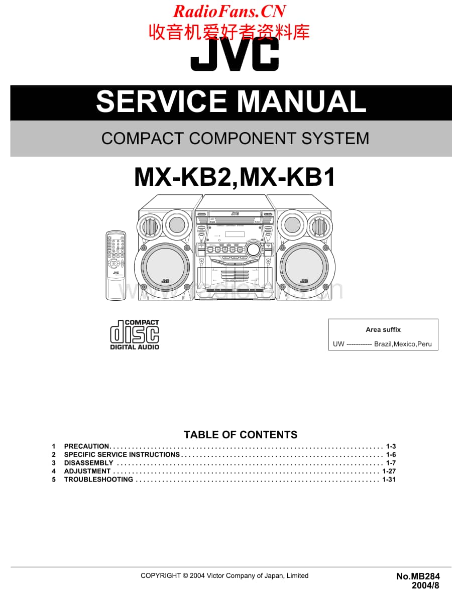 JVC-MXKB2-cs-sm维修电路原理图.pdf_第1页