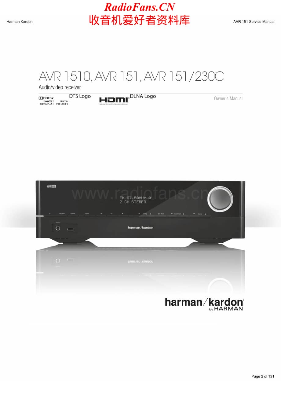 HarmanKardon-AVR151.230-avr-sm维修电路原理图.pdf_第2页