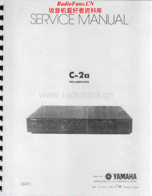 Yamaha-C2A-pre-sm维修电路原理图.pdf