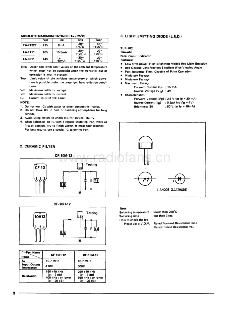 Yamaha-CR400-rec-sm维修电路原理图.pdf_第3页