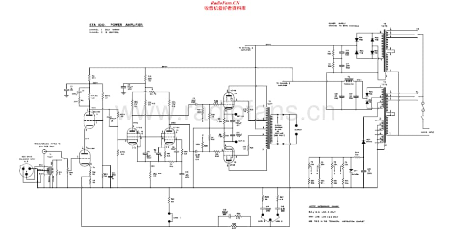 Radford-STA100-pwr-sch维修电路原理图.pdf_第1页