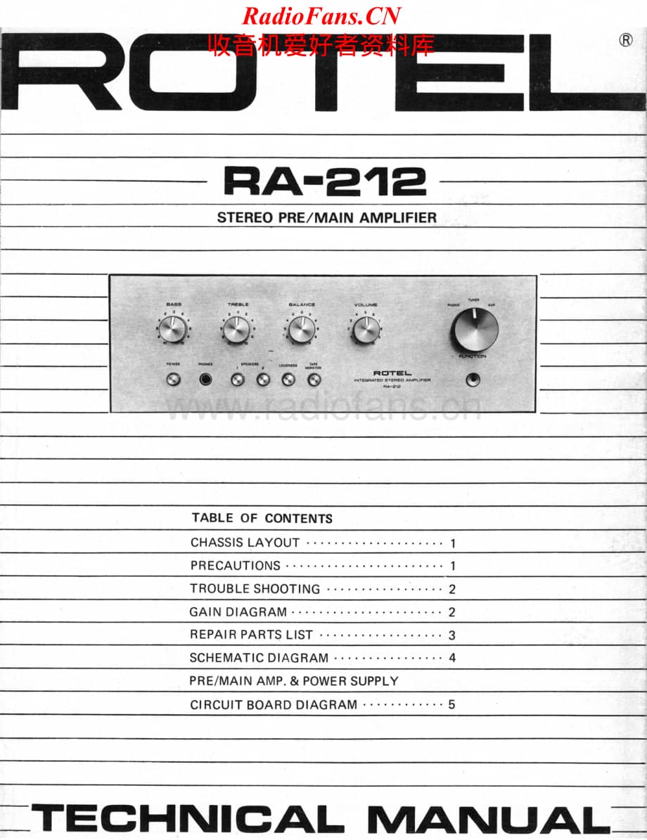 Rotel-RA212-int-sm维修电路原理图.pdf_第1页