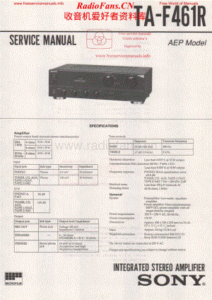 Sony-TAF461R-int-sm维修电路原理图.pdf