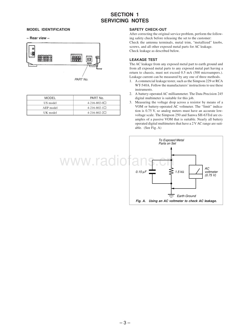 Sony-STRDE135-rec-sm维修电路原理图.pdf_第3页