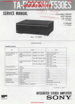 Sony-TAF222ESR-int-sm维修电路原理图.pdf